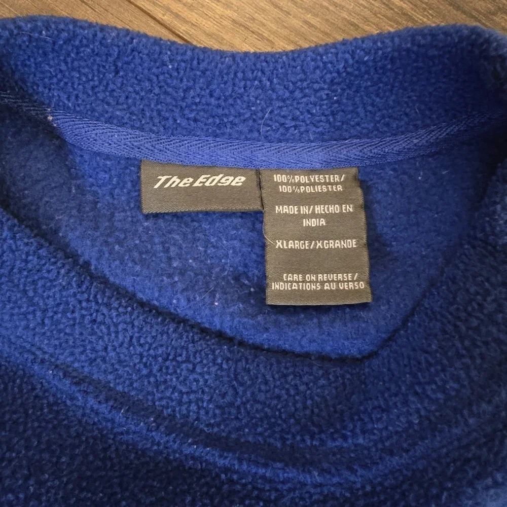 New York Giants Vintage Pullover Fleece Blue Sweatshirt Size‎ XL